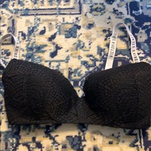 Victoria’s Secret black lace bra no wire lined